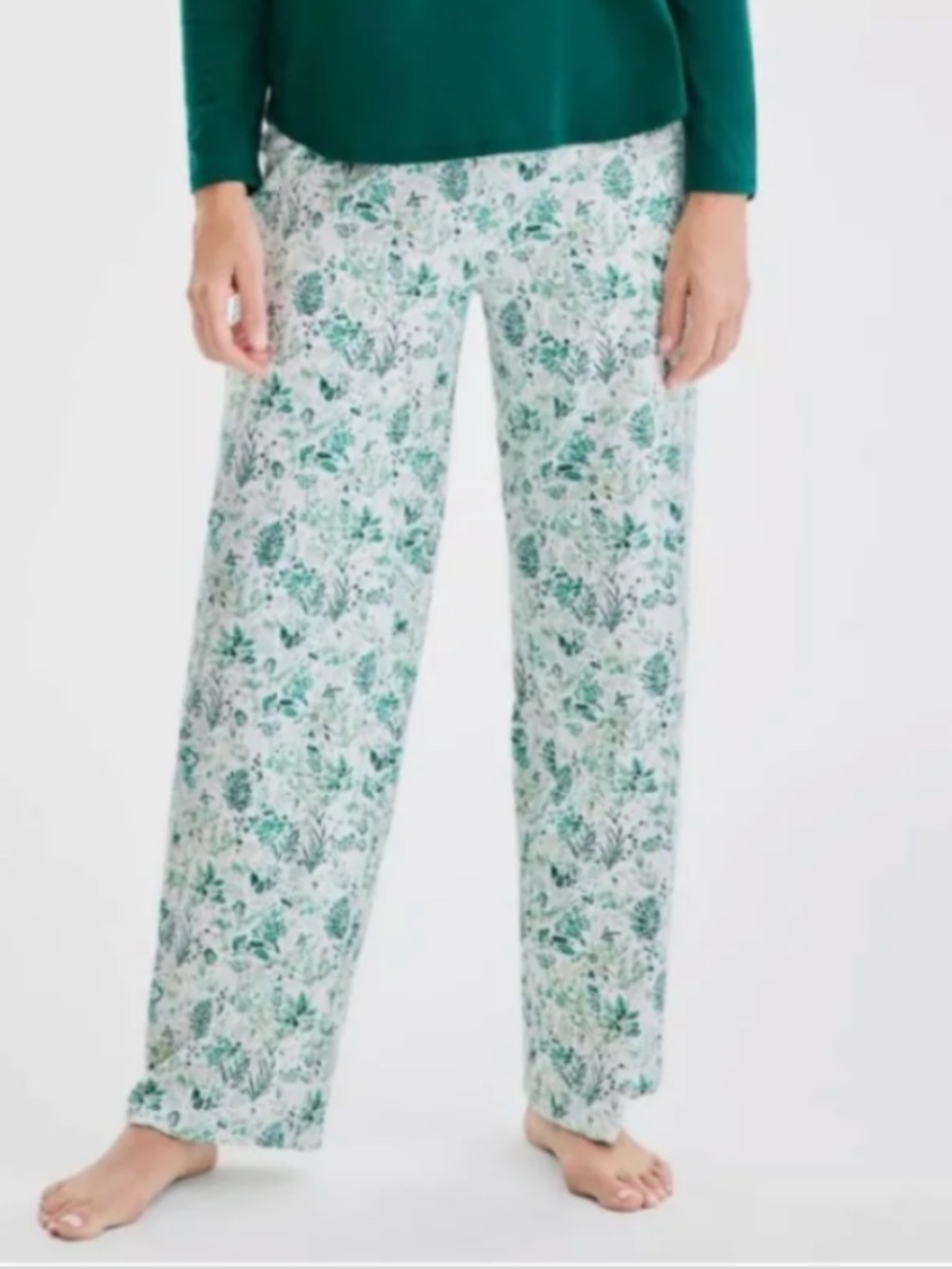 Charter Club E9417 Women's Long-Sleeve Jersey Pajama Pants